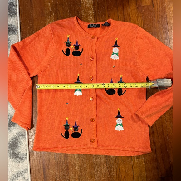 Vintage Crystal Kobe Halloween embellished sweater - Picture 4 of 7